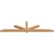 Ekena Millwork Kennewick Timber Gable Bracket, Western Red Cedar, 96"W x 24"H x 3 1/2"D x 3 1/2"F, 6/12 Pitch GBW096X24X0404KEN00SWR - alternate 2